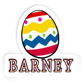 Sticker Easter Egg Barney Image