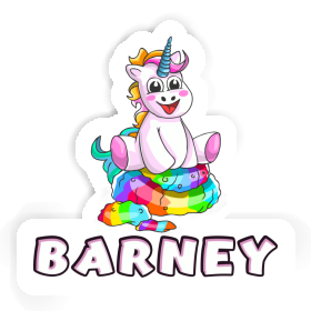 Baby-Unicorn Sticker Barney Image