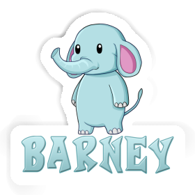 Sticker Elephant Barney Image