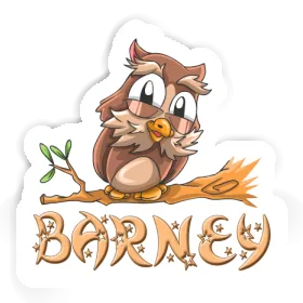 Sticker Barney Owl Image