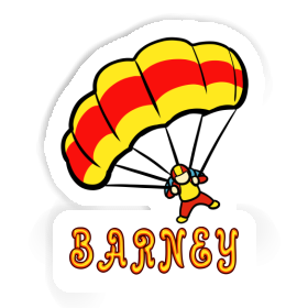 Sticker Barney Parachute Image