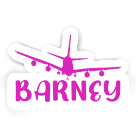 Sticker Airplane Barney Image