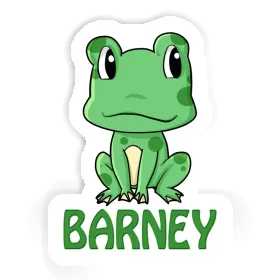 Frog Sticker Barney Image