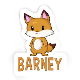 Fox Sticker Barney Image