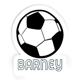 Barney Sticker Soccer Image