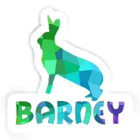 Sticker Rabbit Barney Image