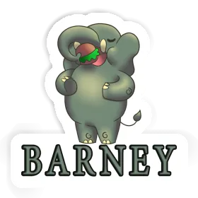 Sticker Barney Hamburger Image