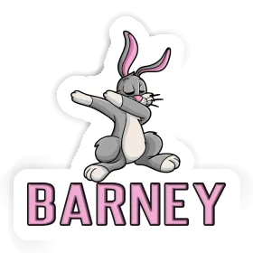 Sticker Barney Dabbing Hare Image