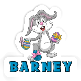 Sticker Barney Easter Bunny Image