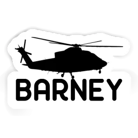 Sticker Barney Helicopter Image