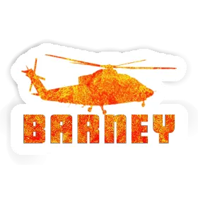 Sticker Barney Helicopter Image