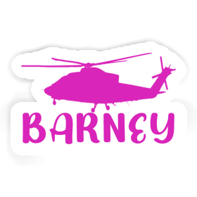 Helicopter Sticker Barney Image