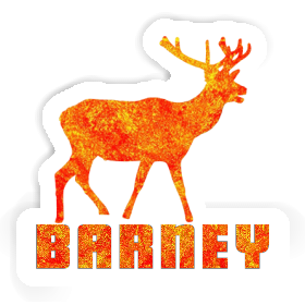 Deer Sticker Barney Image