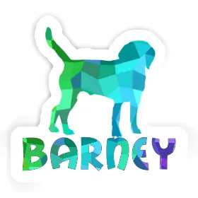 Sticker Dog Barney Image