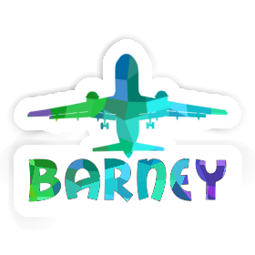 Barney Sticker Jumbo-Jet Image