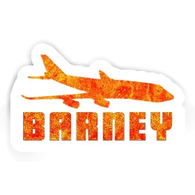 Sticker Jumbo-Jet Barney Image