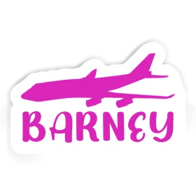 Sticker Jumbo-Jet Barney Image