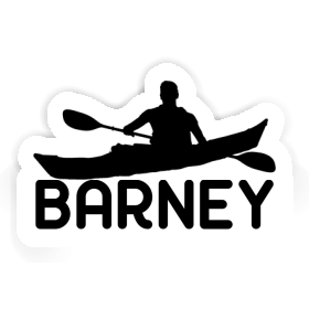 Barney Sticker Kayaker Image