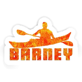 Barney Sticker Kayaker Image