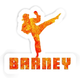 Sticker Barney Karateka Image