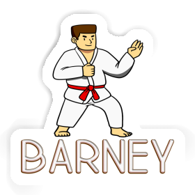 Barney Sticker Karateka Image