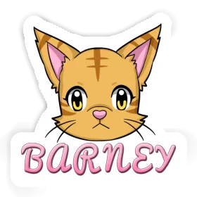 Sticker Cat Barney Image