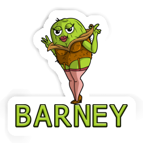 Sticker Barney Kiwi Image