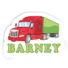 Sticker Truck Barney Image