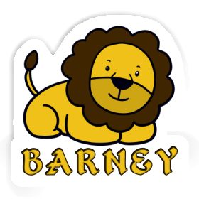 Sticker Lion Barney Image