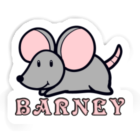 Sticker Barney Mouse Image