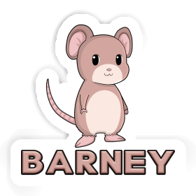 Mouse Sticker Barney Image