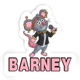 Sticker Singer Barney Image