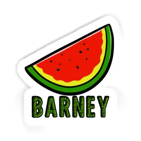 Watermelon Sticker Barney Image