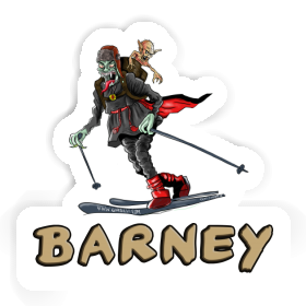 Barney Sticker Telemarker Image