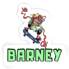 Sticker Monster Barney Image