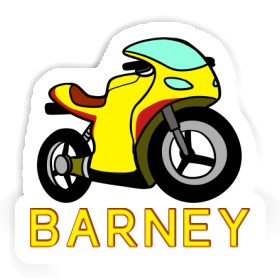 Sticker Barney Motorbike Image