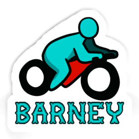 Barney Sticker Motorbike Image