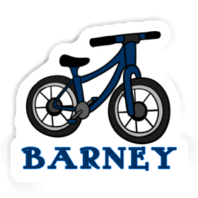 Sticker Barney Bicycle Image