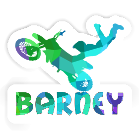 Sticker Motocross Rider Barney Image