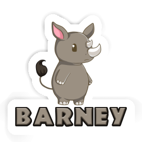 Sticker Barney Rhino Image