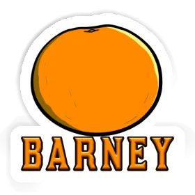 Orange Sticker Barney Image