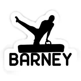 Sticker Gymnast Barney Image