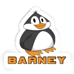 Sticker Barney Fat Penguin Image