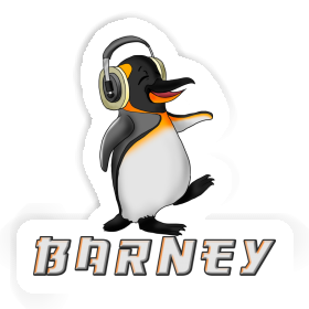 Barney Sticker Music Penguin Image