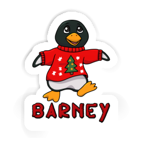 Barney Sticker Christmas Penguin Image