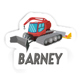 Sticker Barney Snow Groomer Image