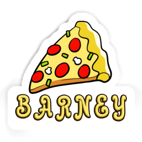 Sticker Pizza Barney Image