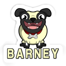 Sticker Pug Barney Image