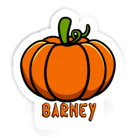 Sticker Barney Pumpkin Image