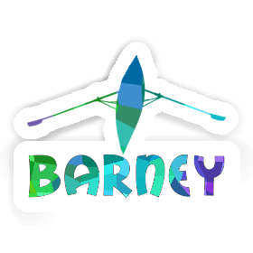 Rowboat Sticker Barney Image